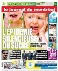 Portada de Le Journal de Montréal (Canadá)