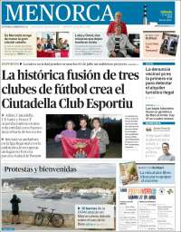 Portada de Menorca - Diario Insular (España)