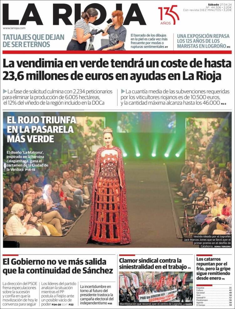 Portada de La Rioja (España)