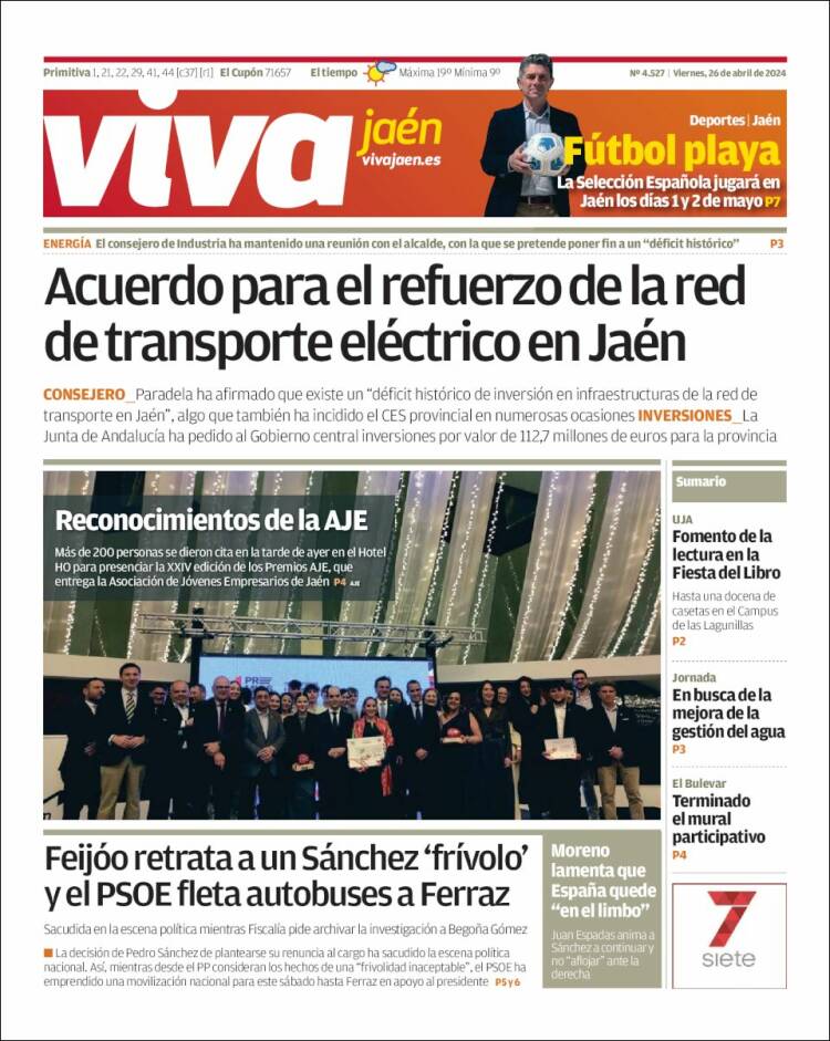 Portada de Viva Jaén (España)