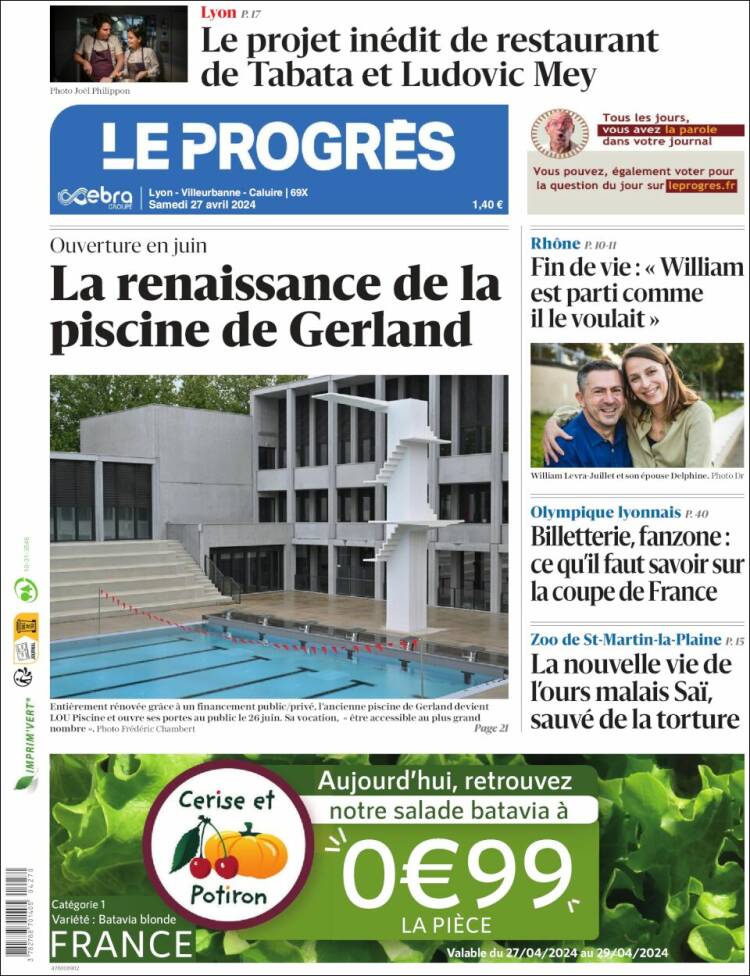 Portada de Progres de Fecamp (Francia)