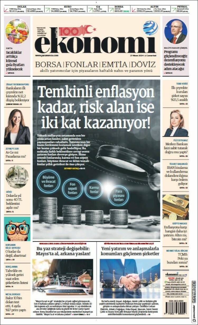 Portada de Dünya (Turqu&iacute;a)