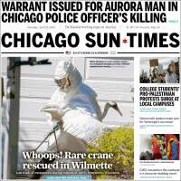 Portada de Chicago Sun-Times (USA)