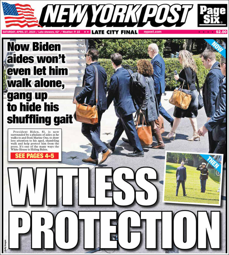 Portada de New York Post (USA)
