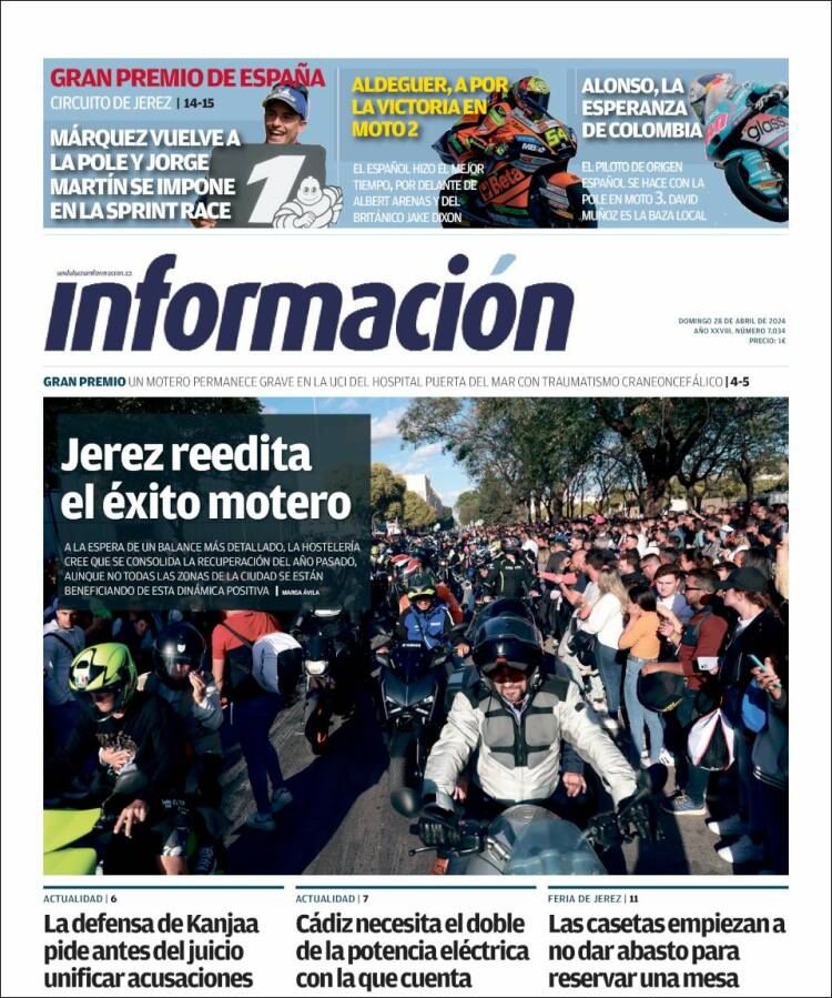 Portada de Información - Jerez (España)