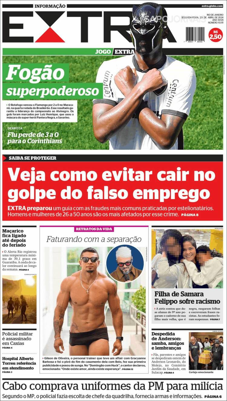 Portada de Extra (Brasil)