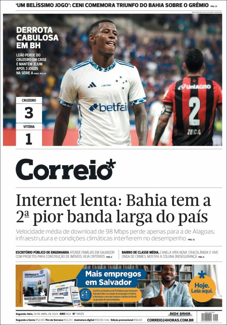 Portada de Correio* (Brasil)