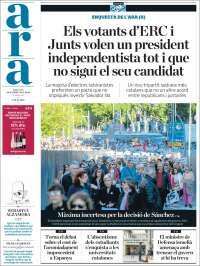 Portada de Ara (España)