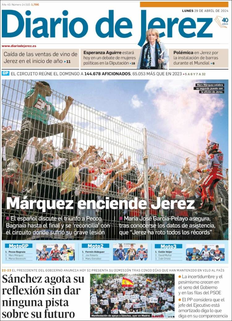 Portada de Diario de Jerez (España)