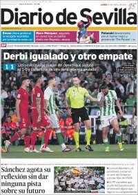 Portada de Diario de Sevilla (Spain)