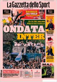 Portada de La Gazzetta dello Sport (Italy)