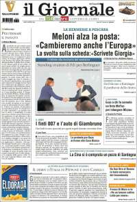 Portada de il Giornale (Italy)