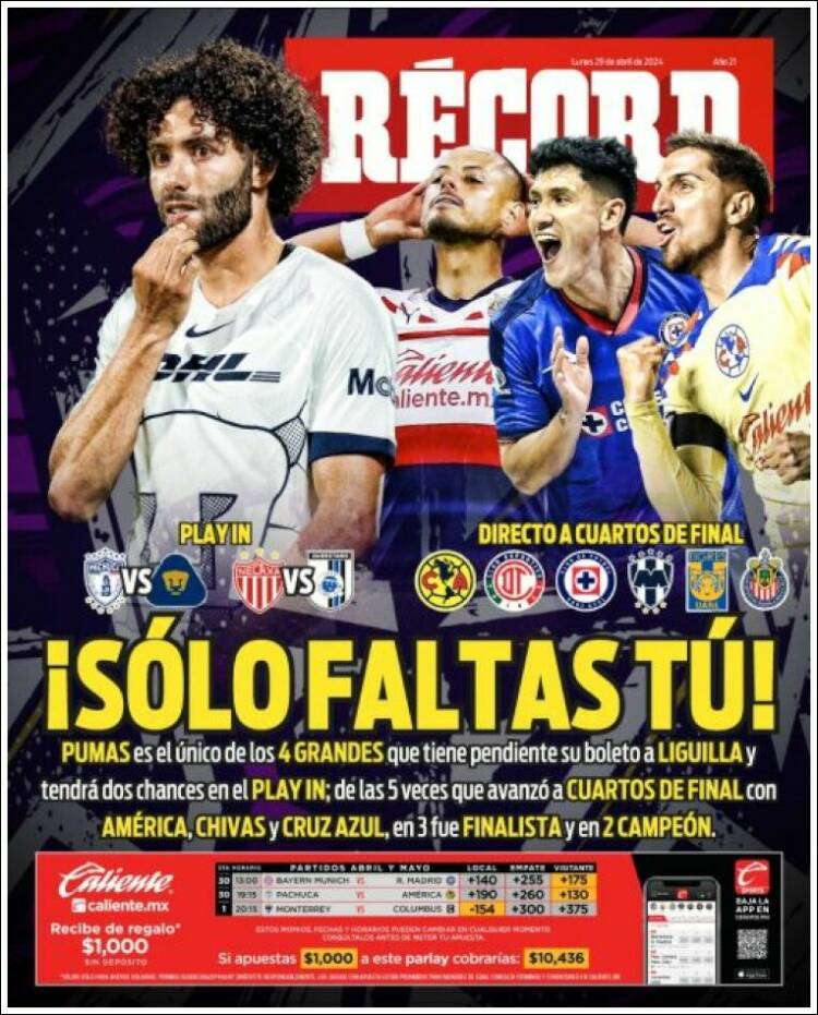Portada de Record (M&eacute;xico)