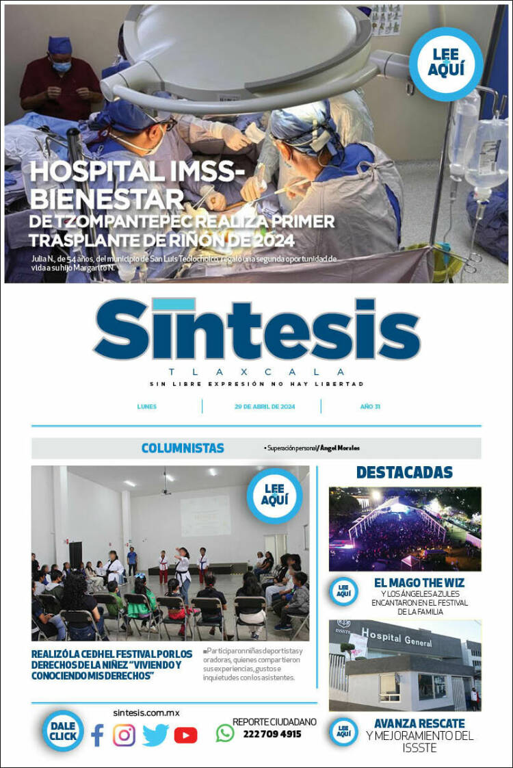 Portada de Síntesis de Tlaxcala (M&eacute;xico)