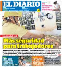 Portada de El Diario NY (USA)