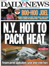 Portada de Daily News - New York (USA)