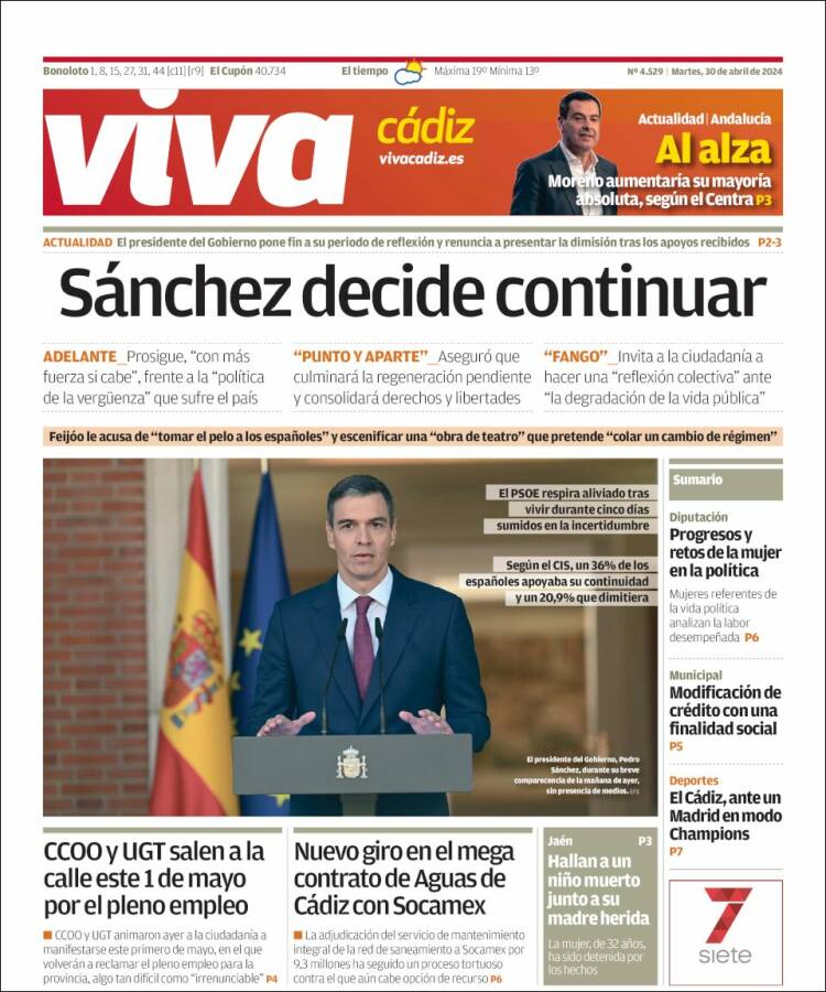 Portada de Información - Cadiz (España)