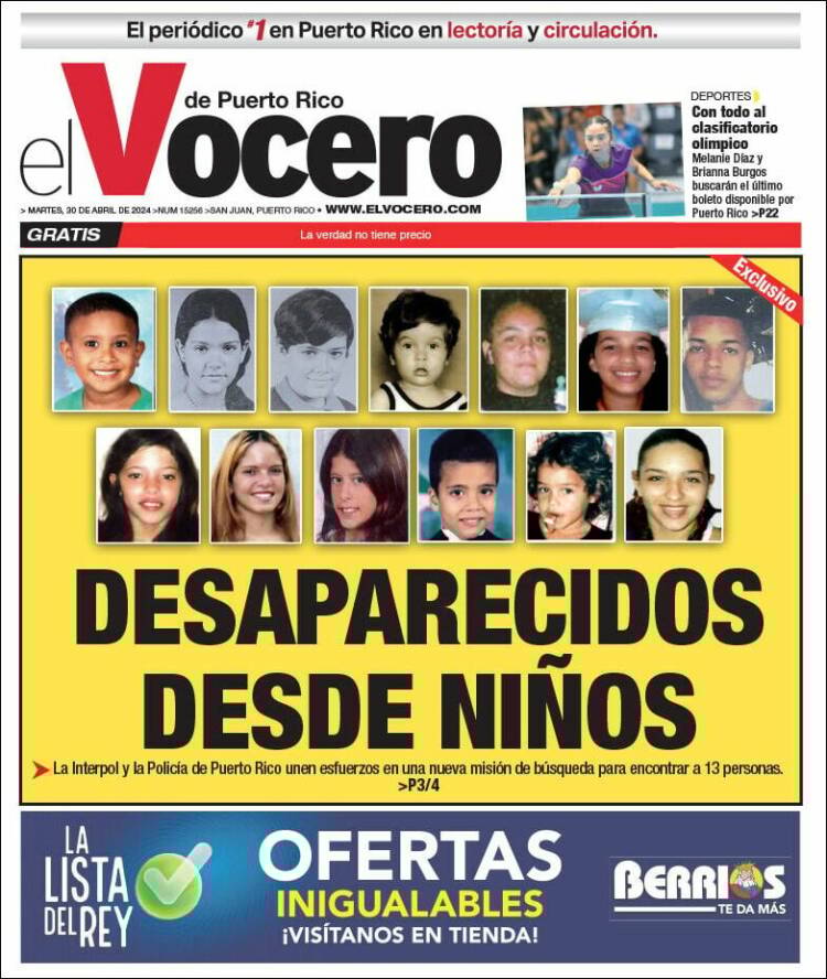 Portada de Vocero (Puerto Rico)