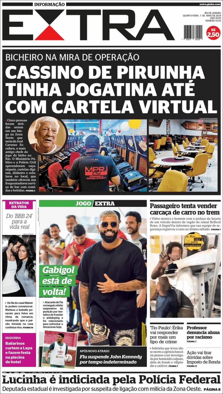 Portada de Extra (Brasil)