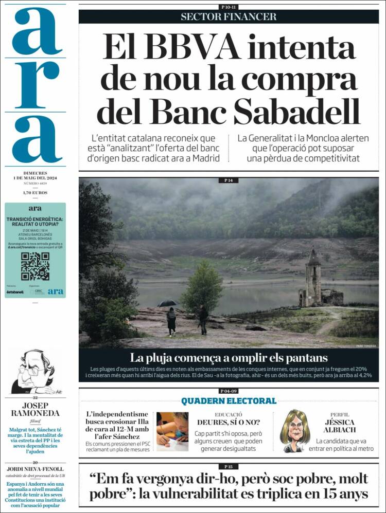 Portada de Ara (España)