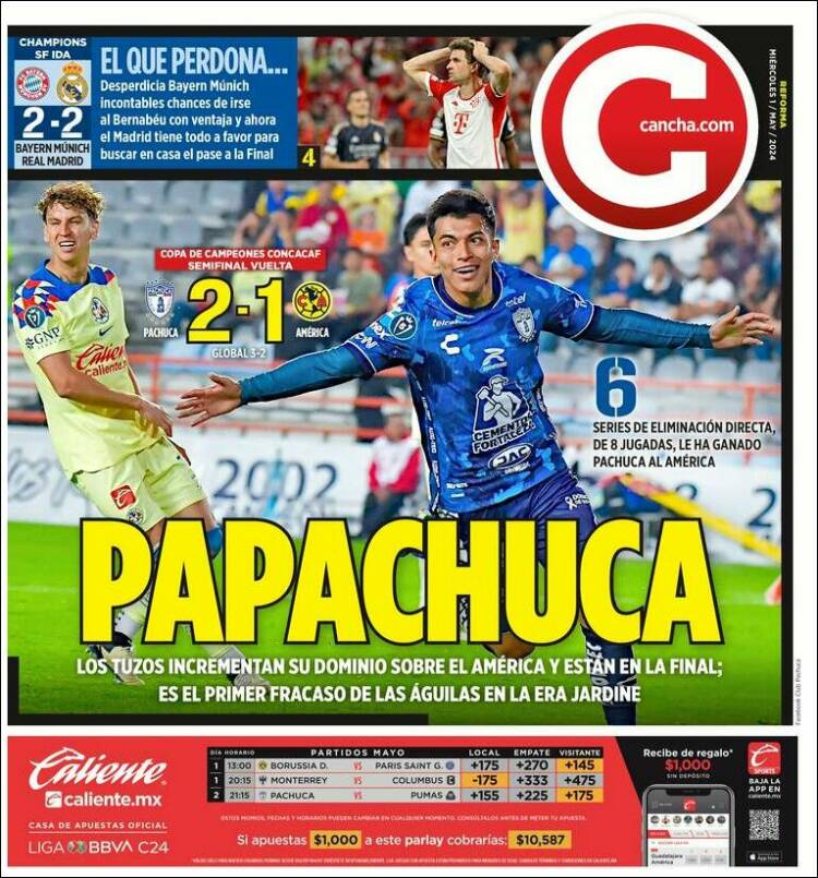 Portada de Cancha (México)
