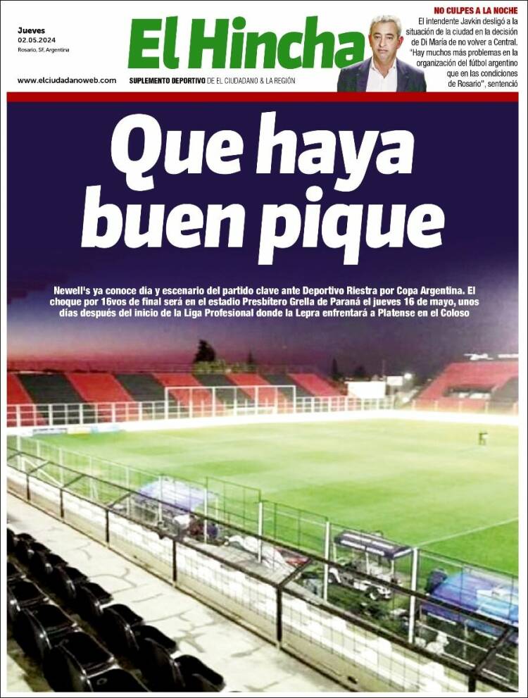 Portada de El Hincha (Argentina)