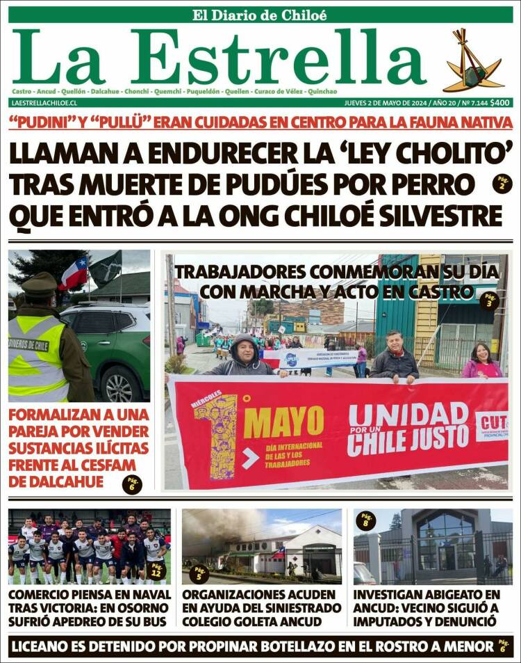 Portada de Estrella de Chiloé (Chile)