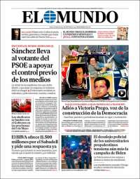 Portada de El Mundo (Spain)