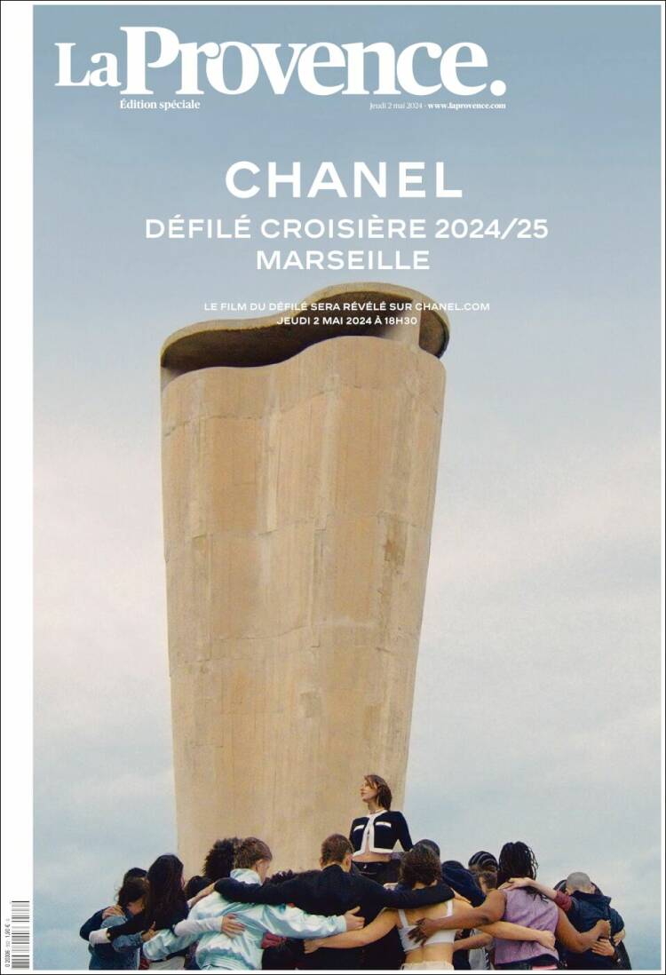 Portada de La Provence (Francia)