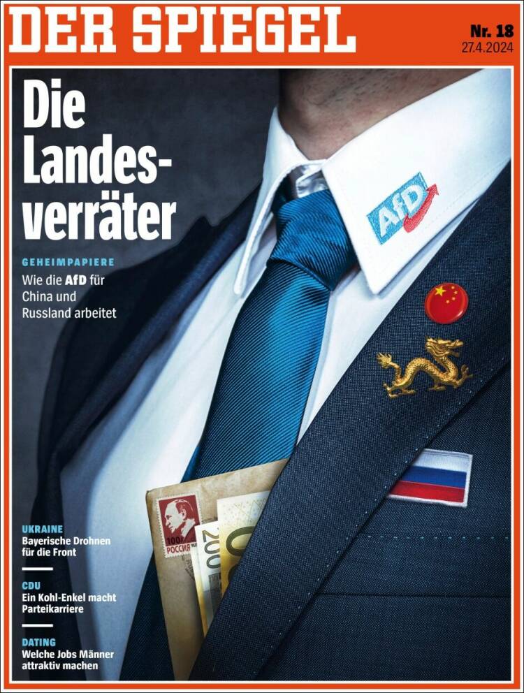 Portada de Der Spiegel (Alemania)