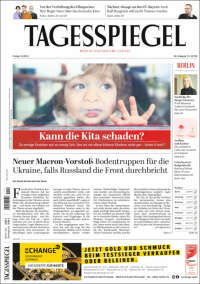 Portada de Der Tagesspiegel (Germany)