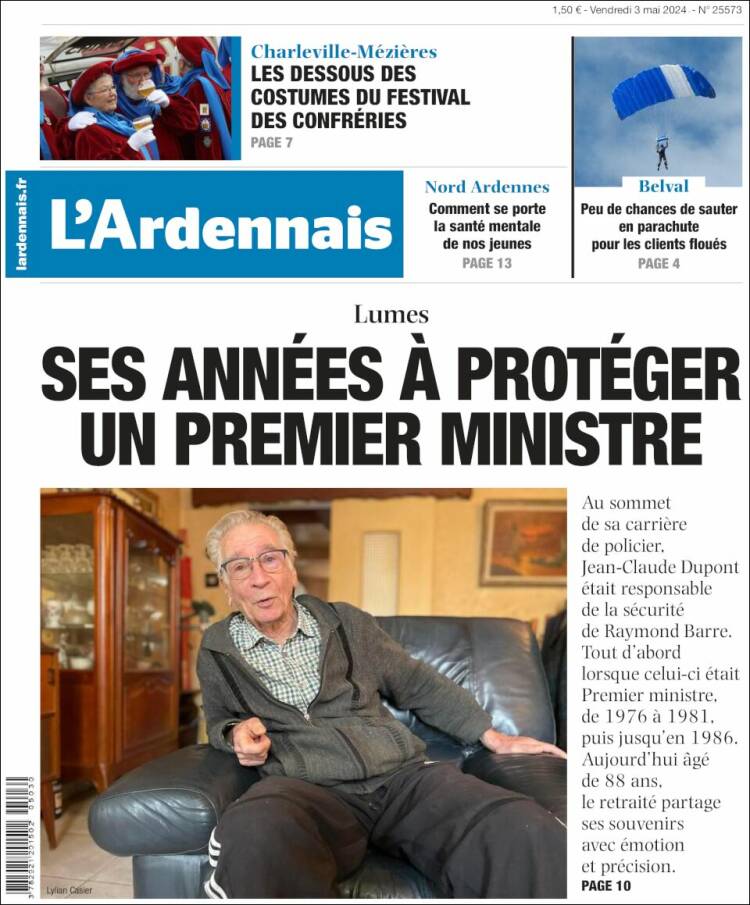 Portada de L'Ardenais (Francia)