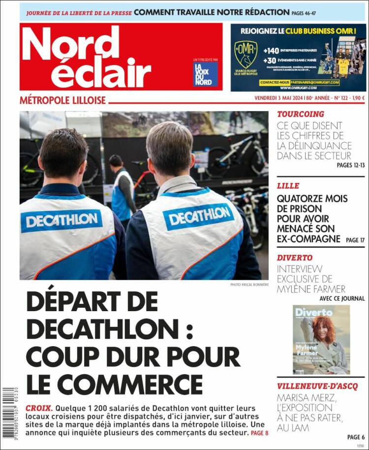 Portada de Nord Éclair (Francia)