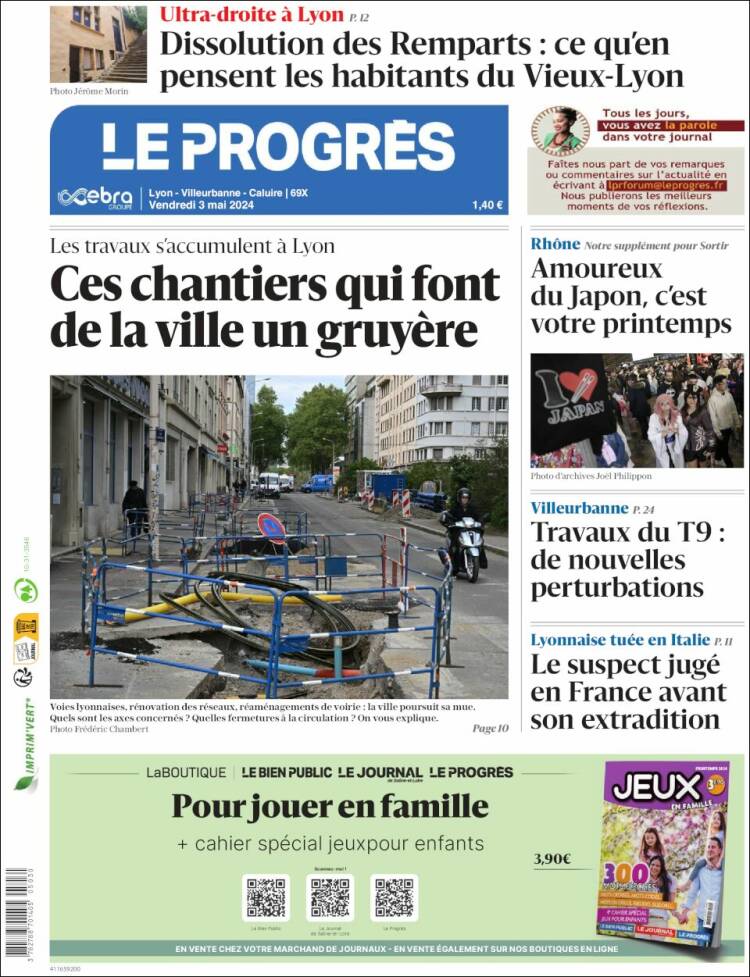 Portada de Progres de Fecamp (Francia)