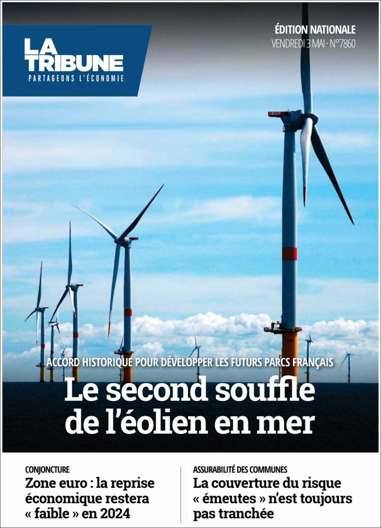 Portada de La Tribune (Francia)