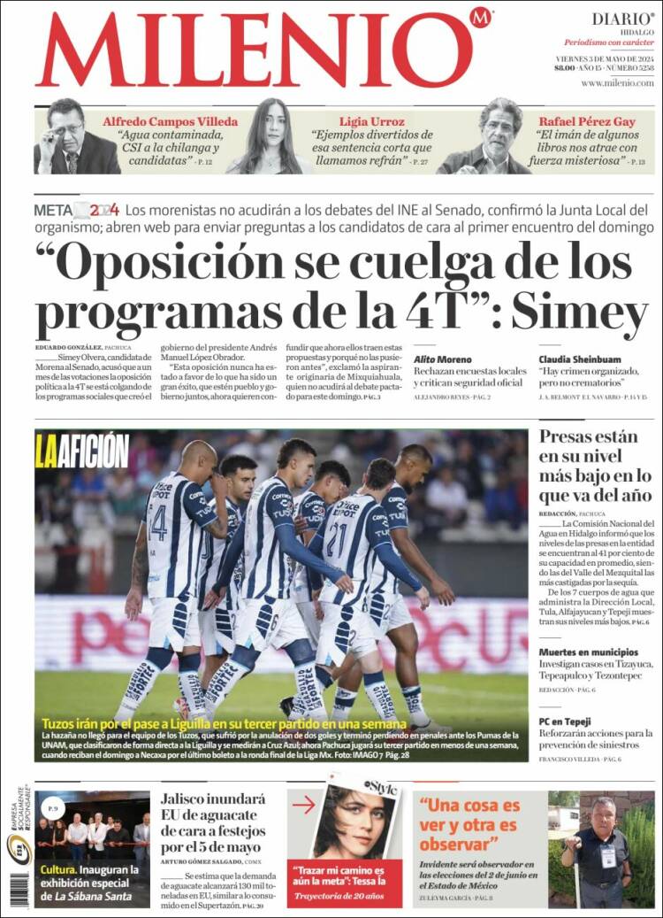Portada de Milenio de Hidalgo (México)