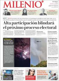 Portada de Milenio - Jalisco (México)