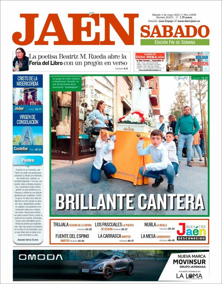 Portada de Diario Jaén (España)