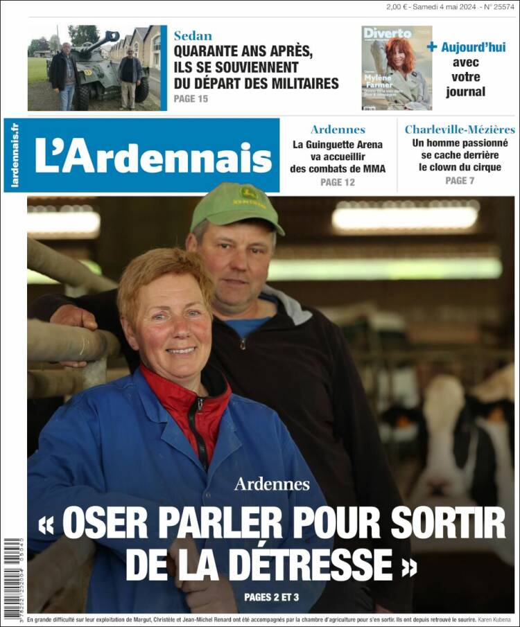 Portada de L'Ardenais (Francia)