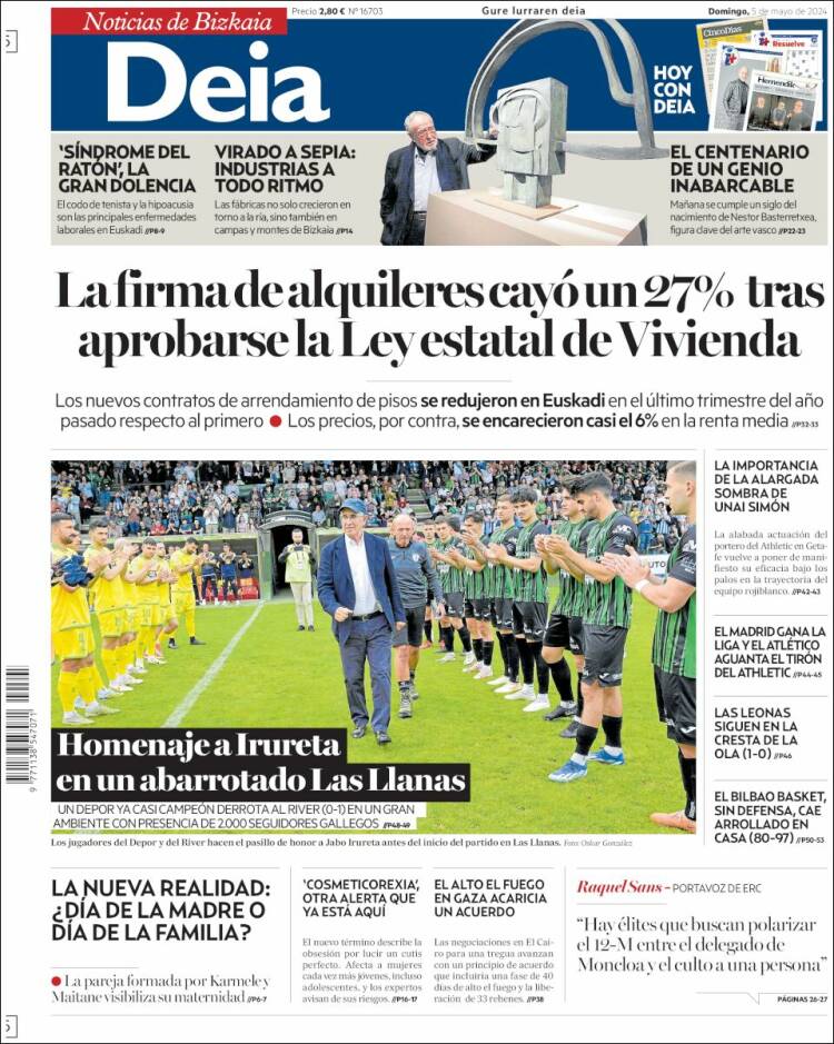 Portada de Deia (España)