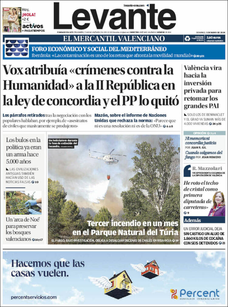 Portada de Levante (España)