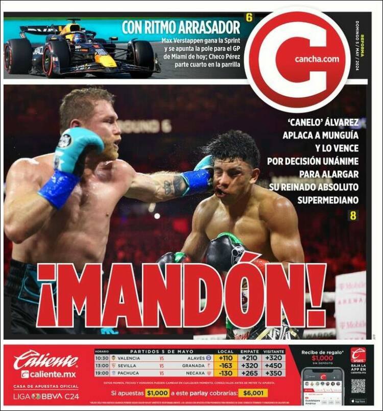 Portada de Cancha (México)
