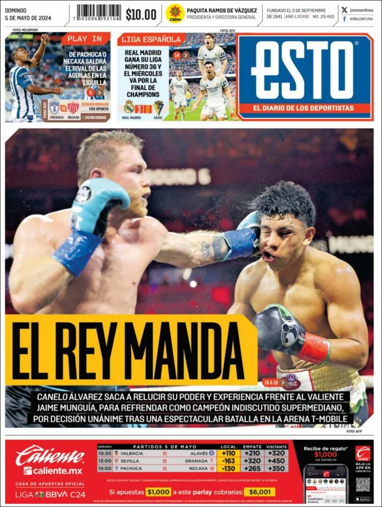 Portada de Esto (México)