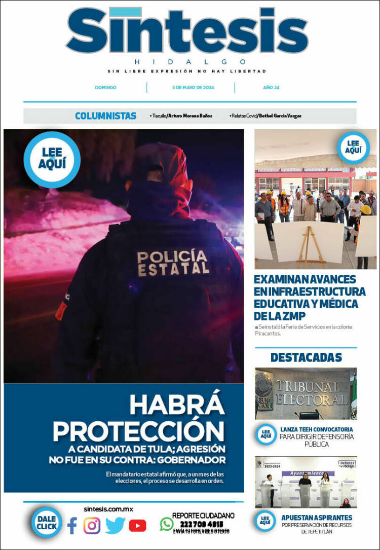 Portada de Sistesis - Hidalgo (México)
