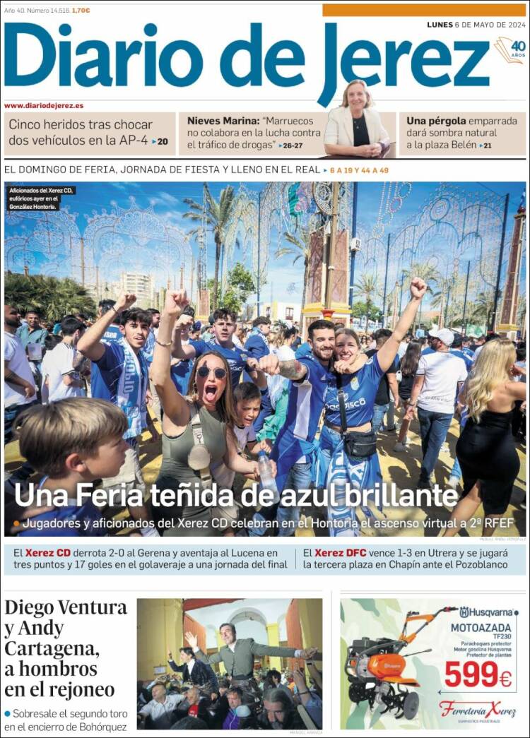 Portada de Diario de Jerez (Espa&ntilde;a)