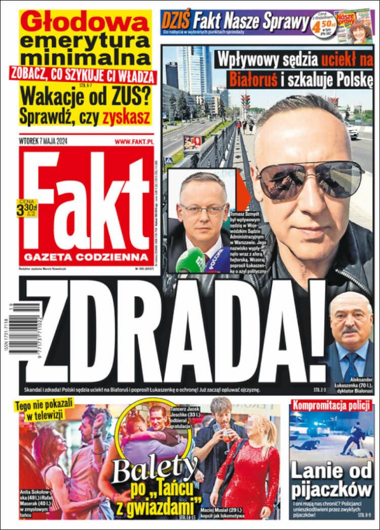 Portada de Fakt (Polonia)