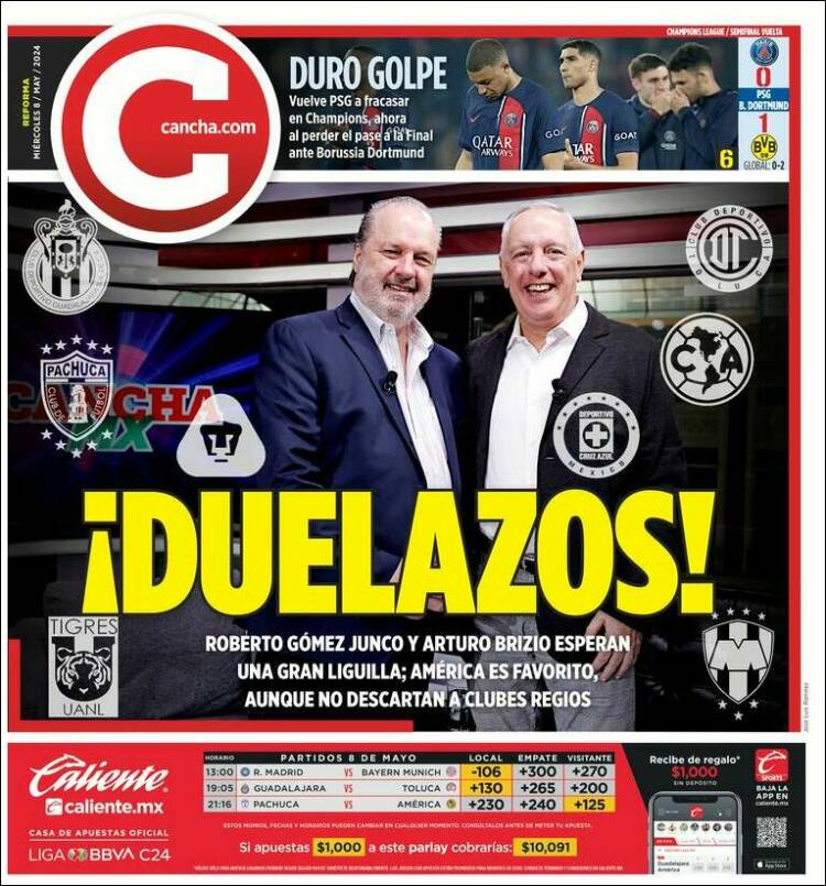 Portada de Cancha (México)