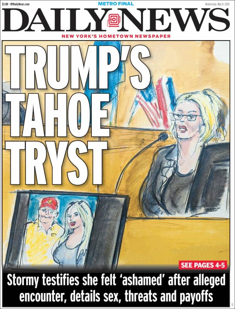 Portada de Daily News - New York (USA)