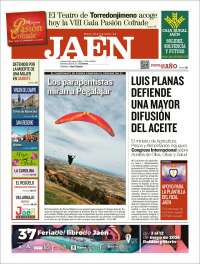 Portada de Diario Jaén (España)