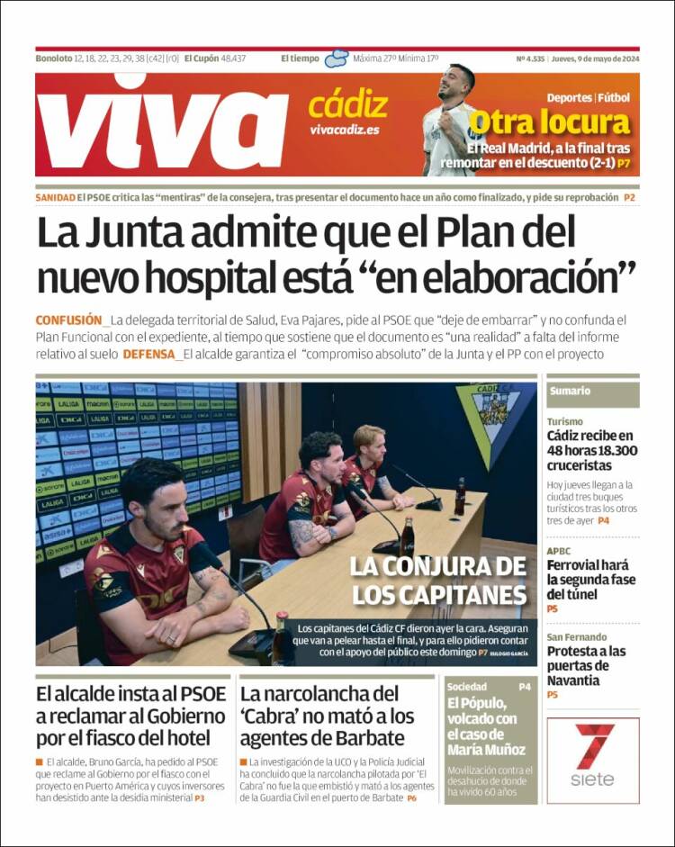 Portada de Información - Cadiz (España)
